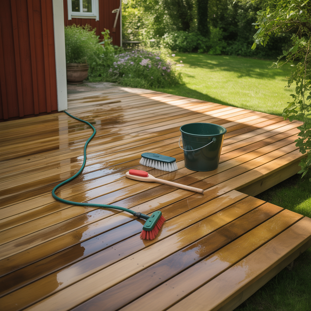 11.Sa tvattar du altanen for att fa den att halla langre